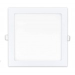 Downlight panel LED Cuadrado 220x220mm Blanco 20W